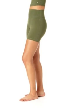 Anne Cole Active - Women's High Waist Bike Short -Swimwear Store 21MB378 GREENGOOSE 2649