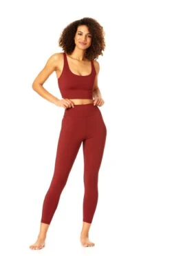 Anne Cole Active - Women's Scoop Bra Top -Swimwear Store 21MT115 21MB377 RUMDELIGHT 3209