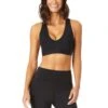 Anne Cole Active - Women's X Back Max Support Bra Top -Swimwear Store 21MT116 21MB377 BLACKNOIRE 124 ccexpress