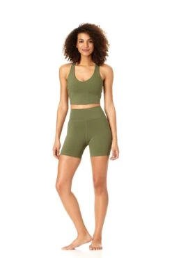 Anne Cole Active - Women's High Waist Bike Short -Swimwear Store 21MT239 21MB378 GREENGOOSE 3787 9cda8484 8354 448f 8974 44fe42d9395a
