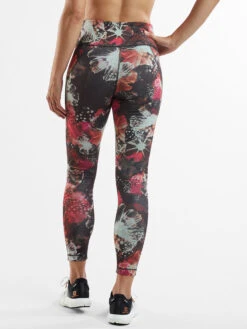 Mad Dash Reversible 7/8 Running Tights - Glacier Meadows -Swimwear Store 231000 02