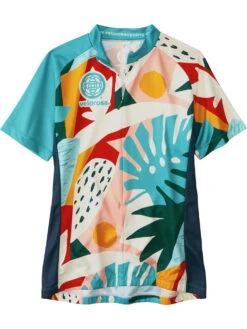 Ride Relentless Short Sleeve Cycling Jersey - Oasis -Swimwear Store 411317 01