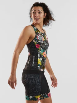 Ride Relentless Cycling Tank Top - Night Garden 17 Ride Relentless Cycling Tank Top - Night Garden -Swimwear Store 421304 05