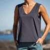 Round Trip Pocket Tank Top - Solid -Swimwear Store 430980 m