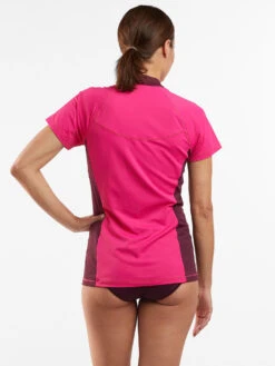 Sunbuster 1/2 Zip Short Sleeve Sun Shirt - Solid -Swimwear Store 430987 04