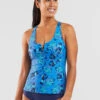 Aria Underwire Tankini Top - Chili Blossom -Swimwear Store 600921 01