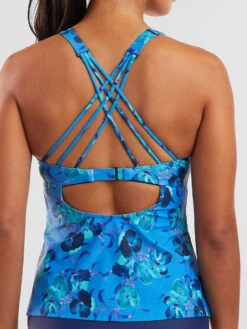 Aria Underwire Tankini Top - Chili Blossom -Swimwear Store 600921 05