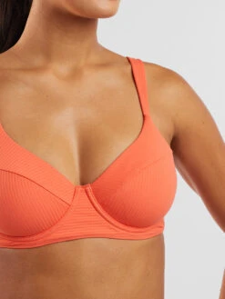 Bodacious 2.0 Underwire Bikini Top - Solid Ribbed -Swimwear Store 600925 04