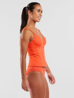 Bodacious 2.0 Underwire Tankini Top - Solid Ribbed -Swimwear Store 600926 03