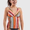 Prana Ferguson Tankini Top - Baja Stripe -Swimwear Store 615270 01