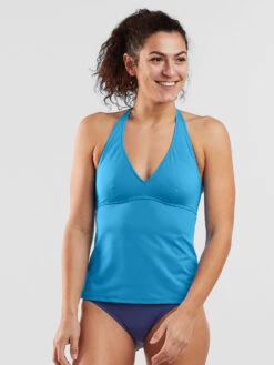 Makai Halter Tankini Top - Solid