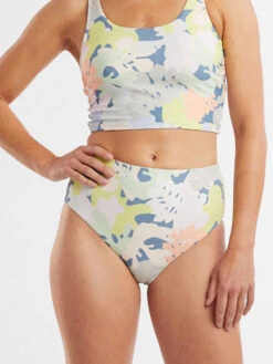 Streamline High Waisted Bikini Bottom - Barrier Reef -Swimwear Store 633527 02