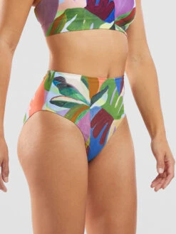 Streamline High Waisted Bikini Bottom - Bora Bora -Swimwear Store 633568 03