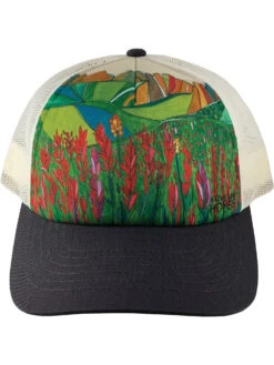 Galleria Trucker Hat - Paintbrush Flower -Swimwear Store 718917 03