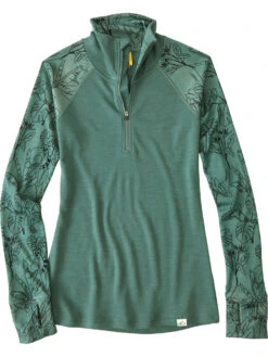 What The Bluff 1/2 Zip Long Sleeve Top -Swimwear Store 811702 01